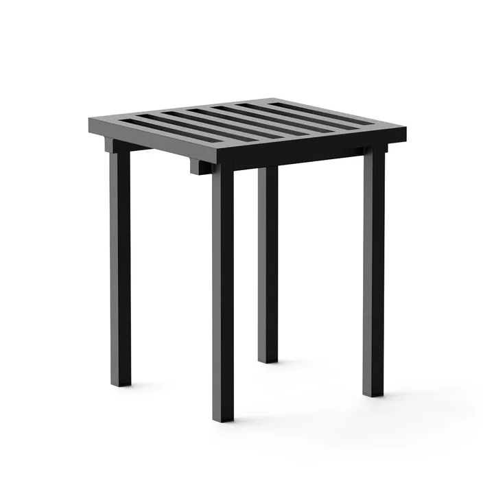 Tabouret Outdoor, noir (RAL 9011) de NINE