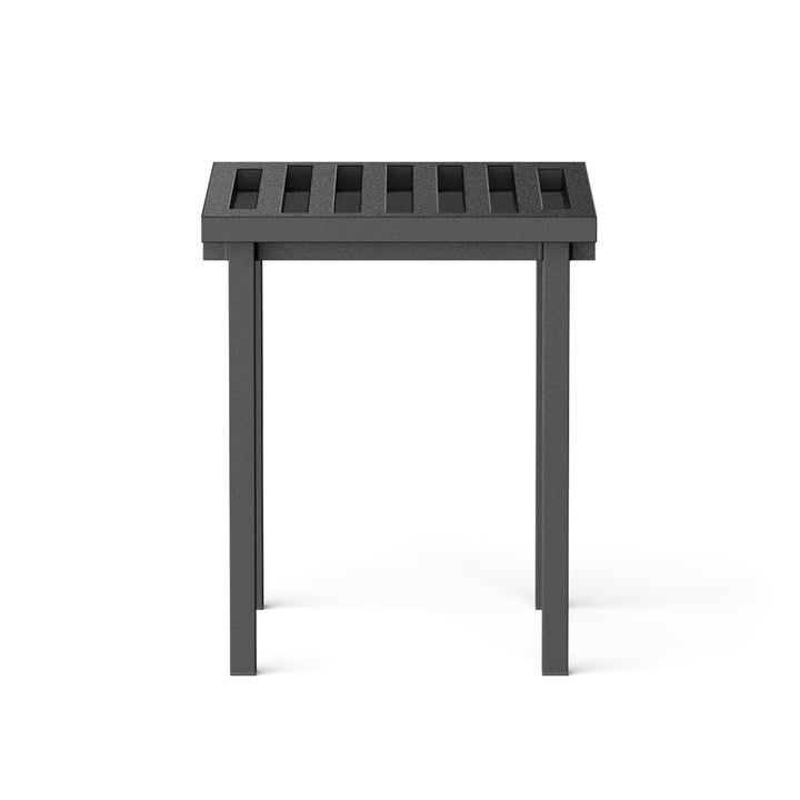 Tabouret Outdoor, noir (RAL 9011) de NINE