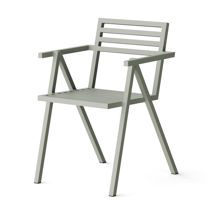 NINE - Outdoor Stacking Armchair, gris RAL 120 70 05