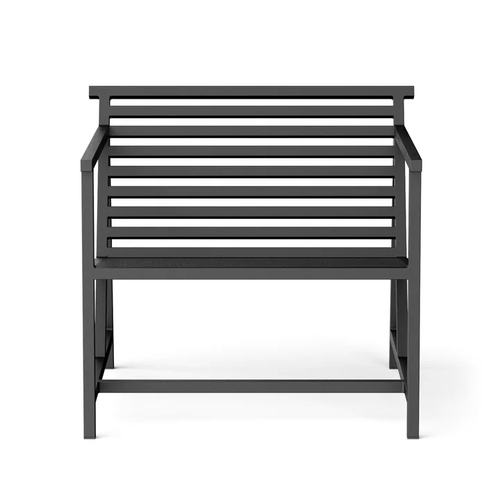 Outdoor Lounge Armchair, noir (RAL 9011) de NINE