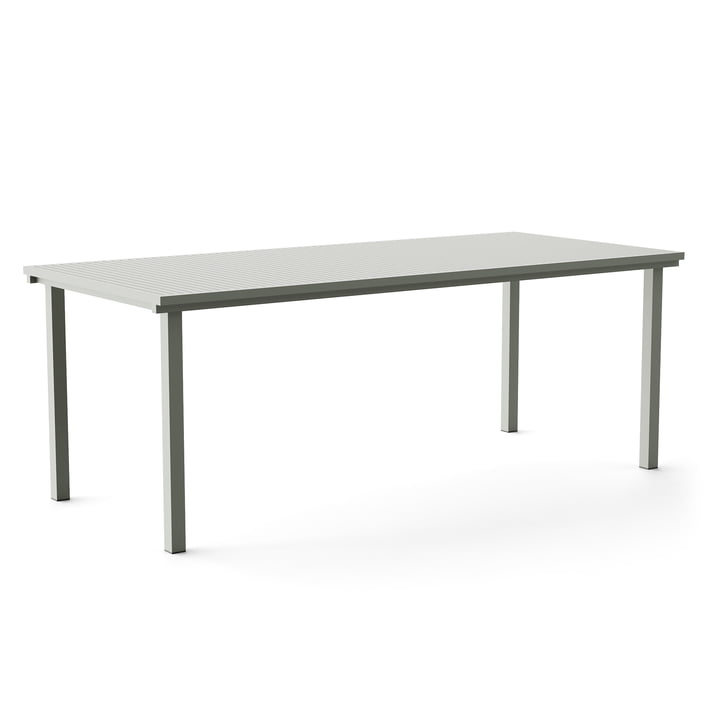 Dining Table, rectangulaire, 200 x 90 cm, gris (RAL 120 70 05) de NINE