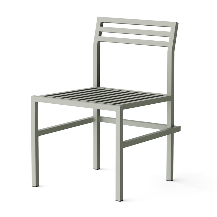 NINE - Outdoor Dining Chair, gris RAL 120 70 05