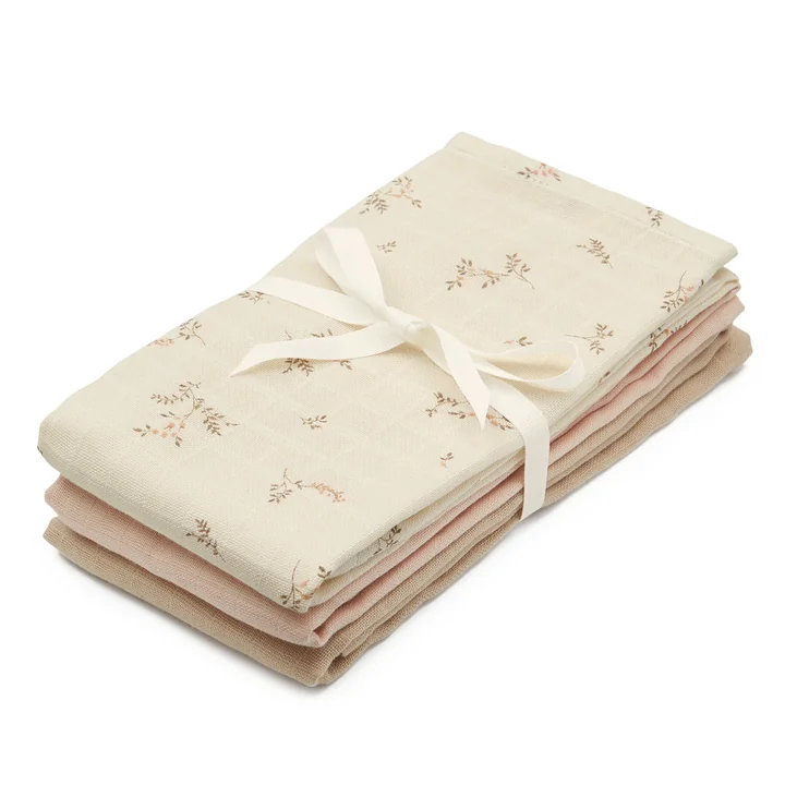 Cam Cam Copenhagen - Set de mouchoirs en papier, ashley / coral / latte (set de 3)