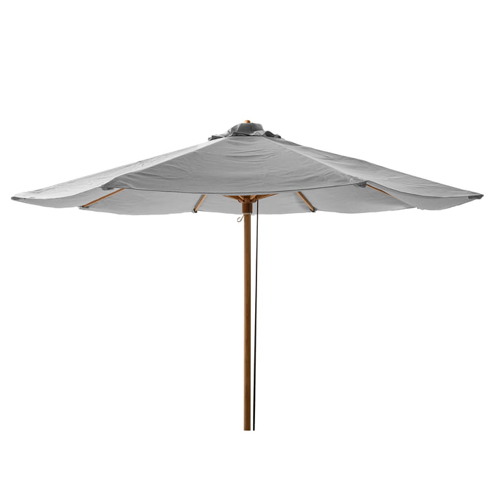 Cane-line - Classic Parasol avec corde, Ø 300 cm, gris clair