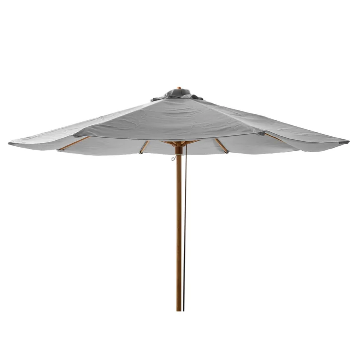 Cane-line - Classic Parasol avec corde, Ø 300 cm, gris clair