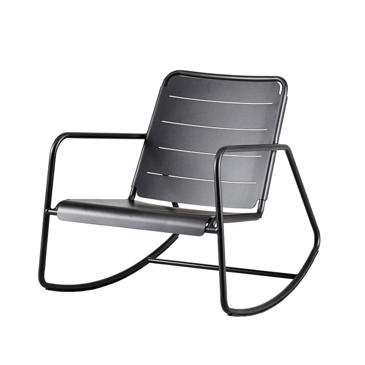 Cane-line - Copenhagen Chaise à bascule Outdoor, lava grey / aluminium