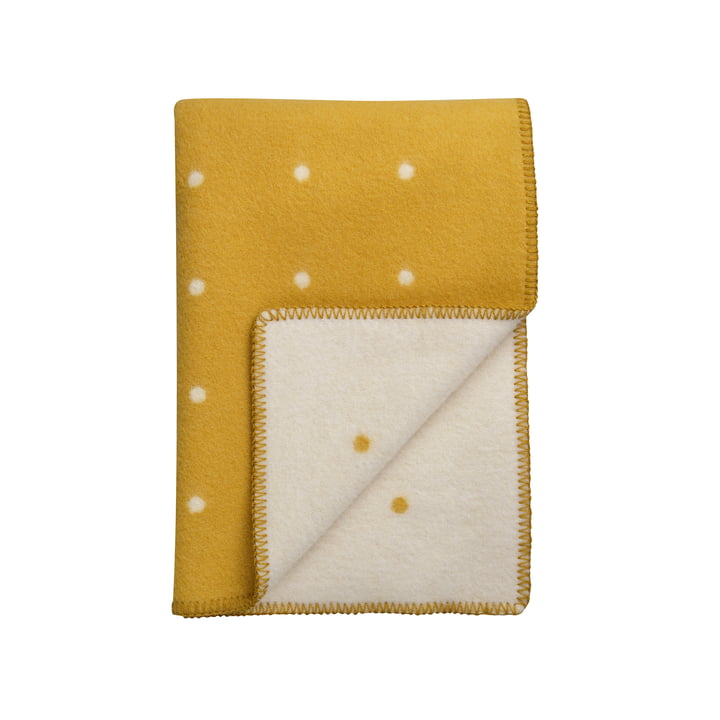 Røros Tweed - Pastille Couverture de laine 200 x 135 cm, sun yellow