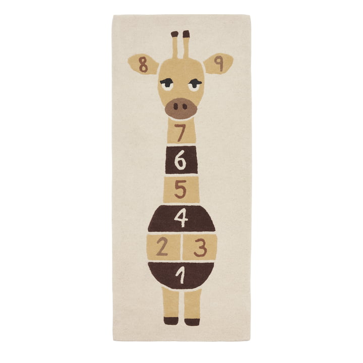 Tapis de jeu pour enfants, 180 x 75 cm, girafe de OYOY