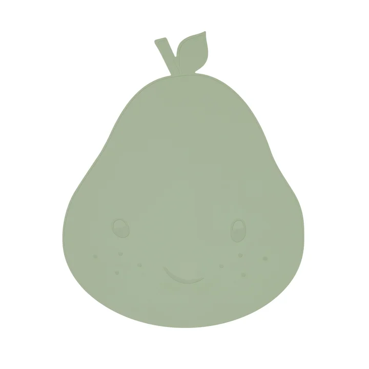 Set de table, poire, vert de OYOY