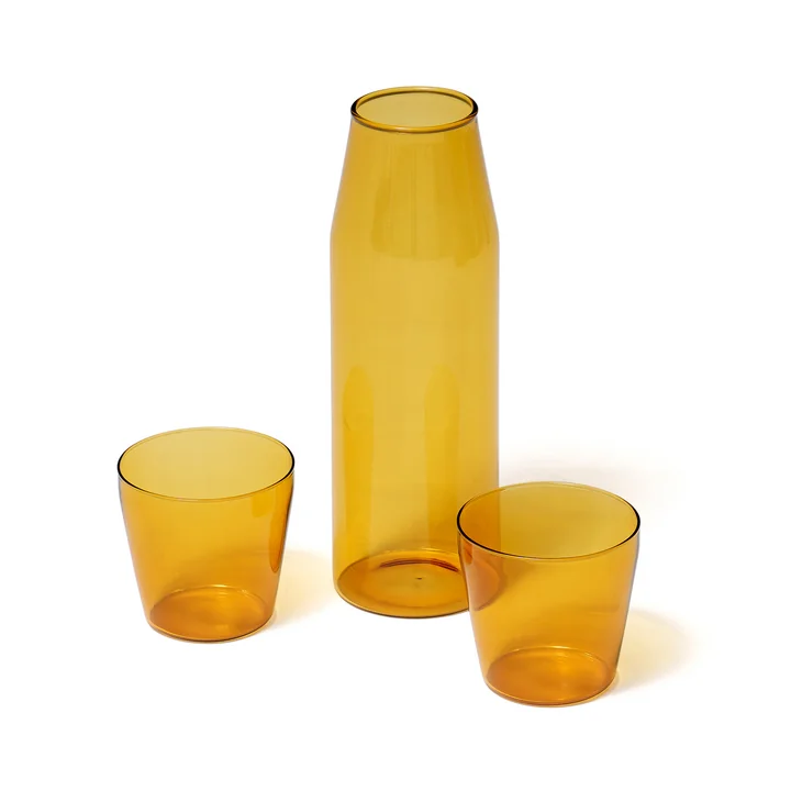 NINE - Milk Set carafe + verre à boire (set de 2), jaune
