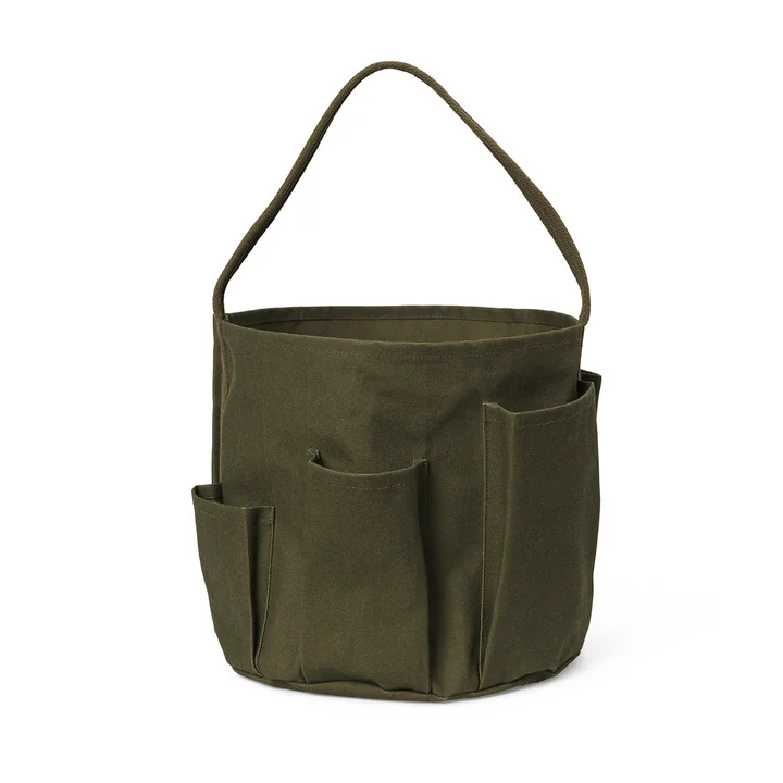 Ferm Living - Bark Sac de jardin, olive