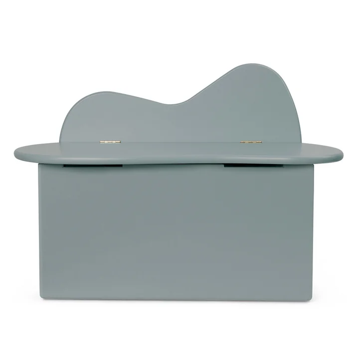 Slope Banc de rangement de Ferm Living dans la couleur storm