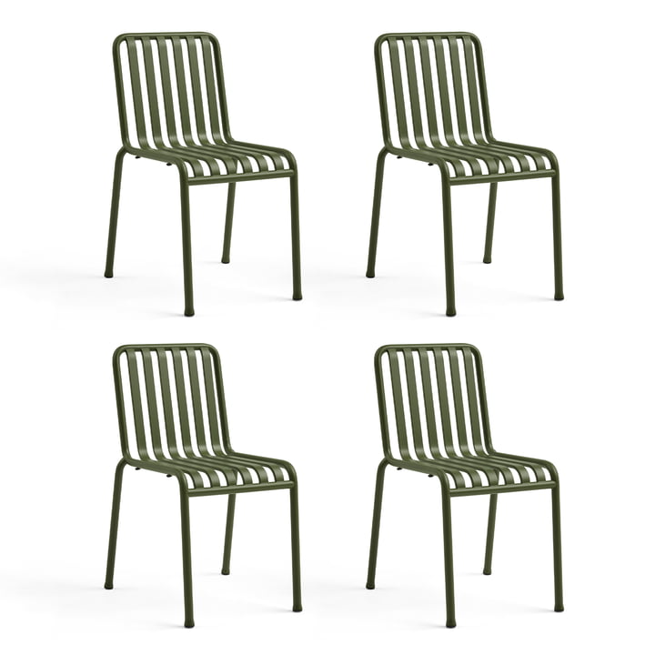Hay - Palissade chaise, olive (set de 4)