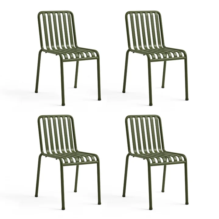 HAY - Palissade chaise, olive (set de 4)