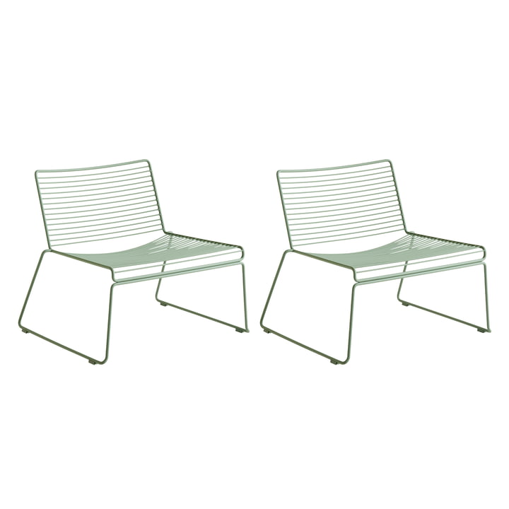 HAY - Hee Lounge Chair , fall green (set de 2)