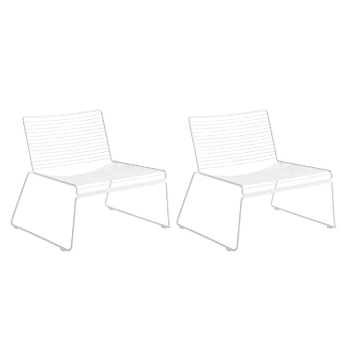HAY - Hee Lounge Chair , blanc (set de 2)