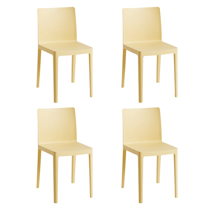 Hay - Élémentaire Chair , jaune clair (set de 4)