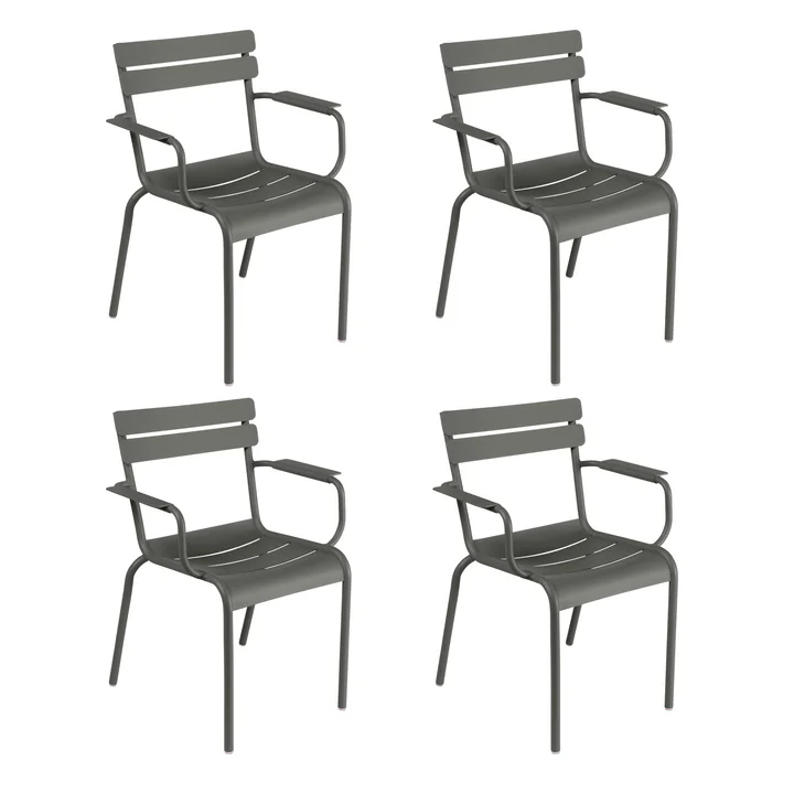 Fermob - Luxembourg Fauteuil, rosmarin (lot de 4)