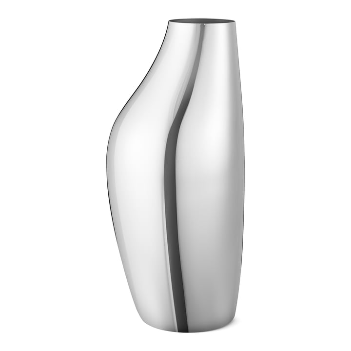 Sky Vase de sol de Georg Jensen dans la version en acier inoxydable