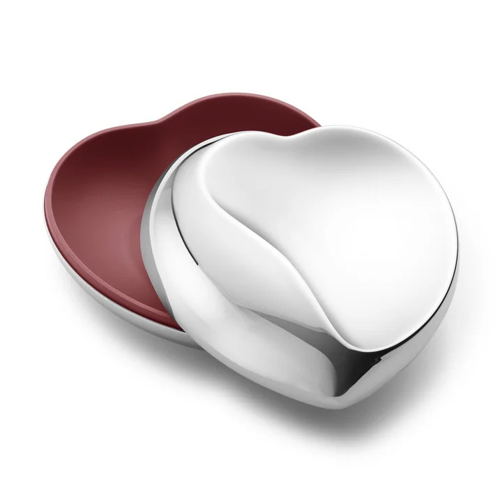 Heart Box de Georg Jensen en version acier inoxydable