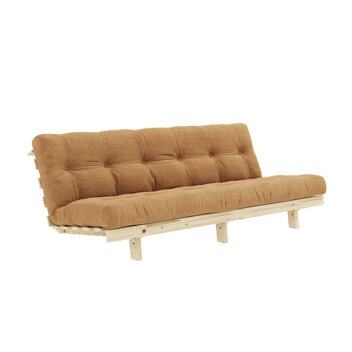 Lean Canapé-lit de Karup Design dans la finition pin naturel / fudge brown