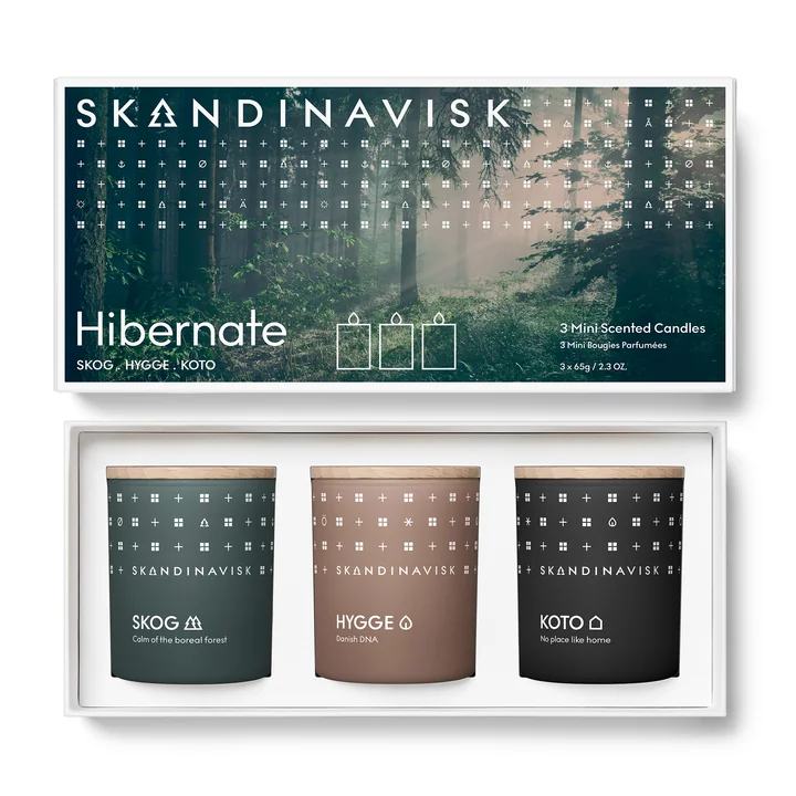 Set de bougies Mini, Hibernate (set de 3) de Skandinavisk
