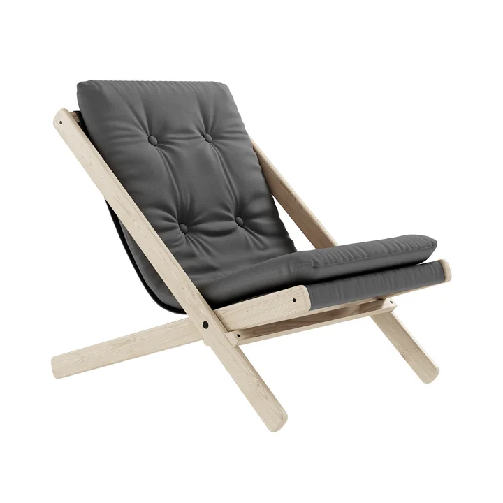 Karup Design - Boogie Chaise pliante, hêtre / gris foncé (403)