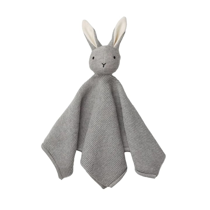 Milo doudou tricoté de LIEWOOD en version lapin, grey melange