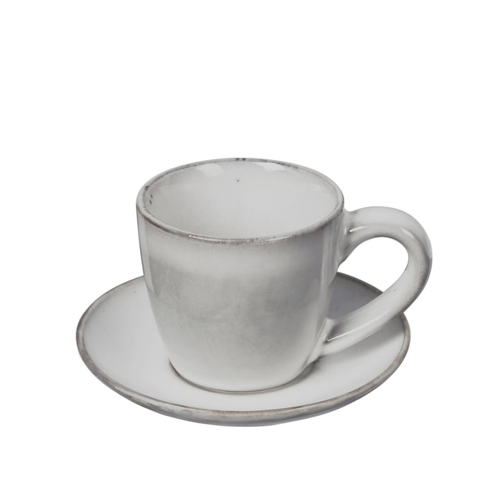 Broste Copenhagen - Nordic Sand Tasse à expresso avec soucoupe, 5 cl