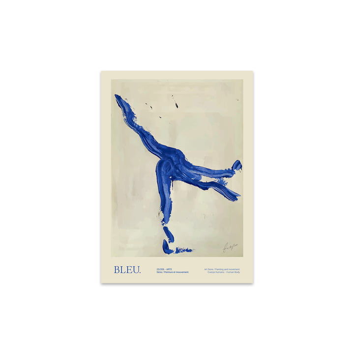 Bleu par Lucrecia Rey Caro, 30 x 40 cm de The Poster Club