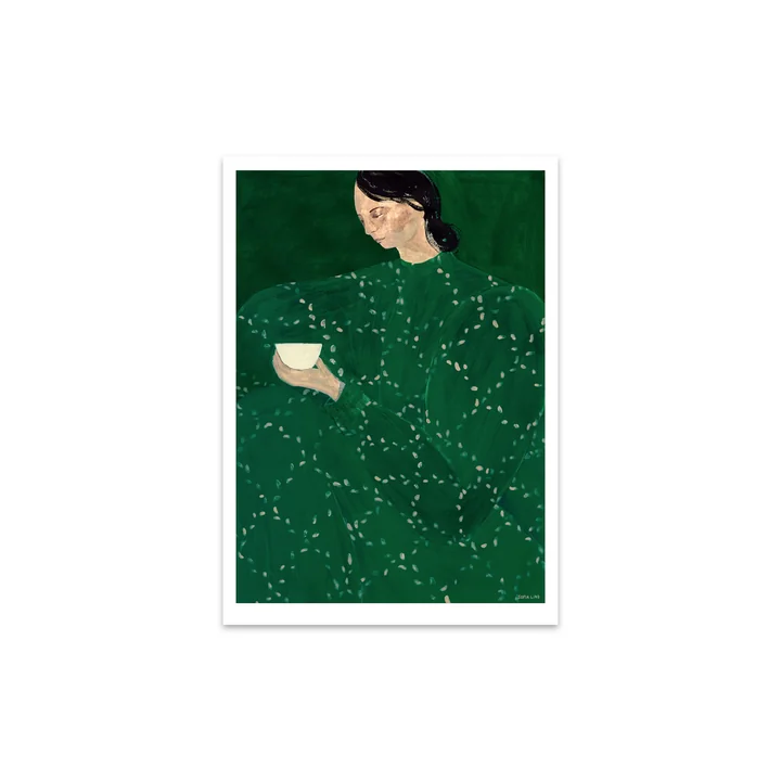 Coffee Alone At Place De Clichy de Sofia Lind, 30 x 40 cm