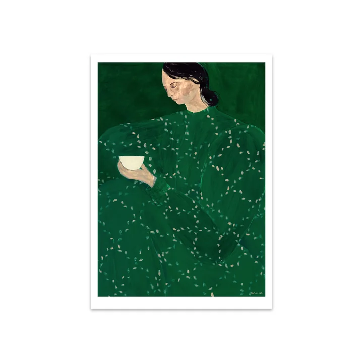 Coffee Alone At Place De Clichy de Sofia Lind, 50 x 70 cm