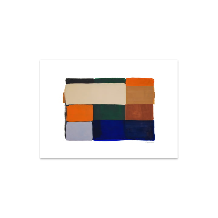 Colour Squares 01 par Berit Mogensen Lopez, 30 x 40 cm de The Poster Club