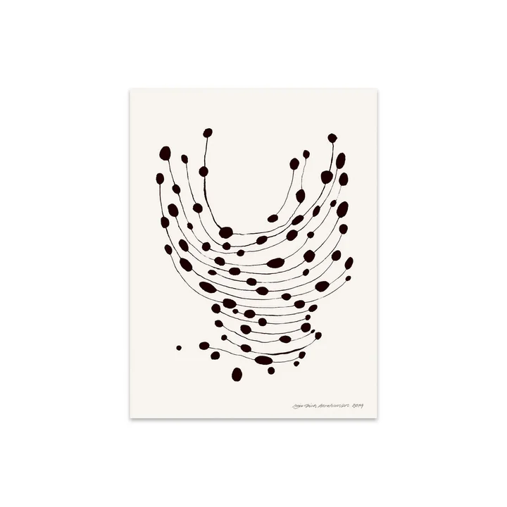 Dancing Dots de Leise Dich Abrahamsen, 40 x 50 cm de The Poster Club