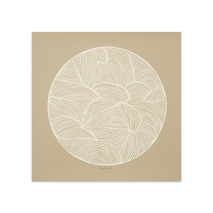 Moon No. 01 de Little Detroit, 50 x 50 cm de The Poster Club