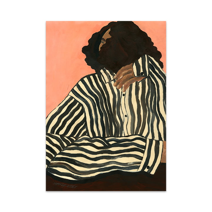 Serene Stripes par Hanna Peterson, 70 x 100 cm de The Poster Club