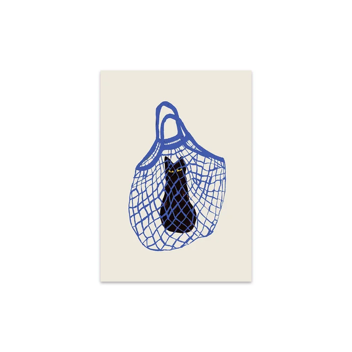 The Cat's In The Bag de Chloe Purpero Johnson, 30 x 40 cm de The Poster Club