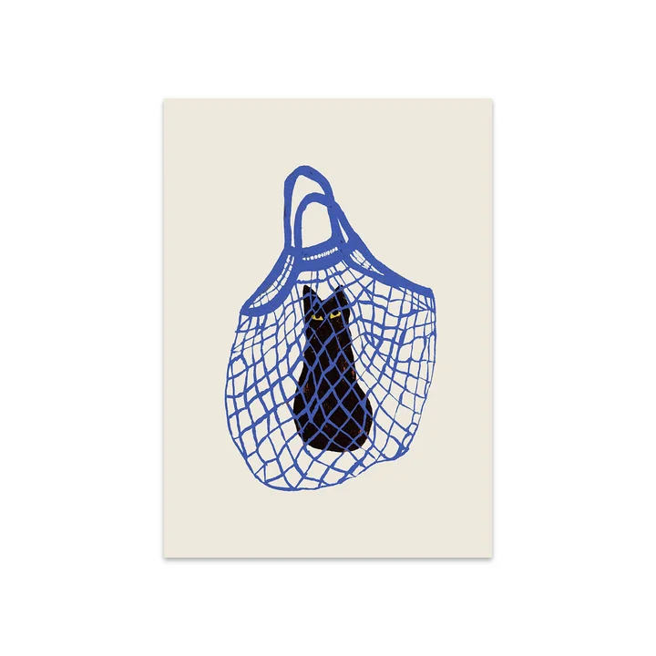 The Cat's In The Bag de Chloe Purpero Johnson, 50 x 70 cm de The Poster Club