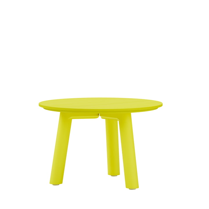 Meyer Color Table basse Medium H 35cm, frêne laqué, jaune soufre de OUT Objekte unserer Tage