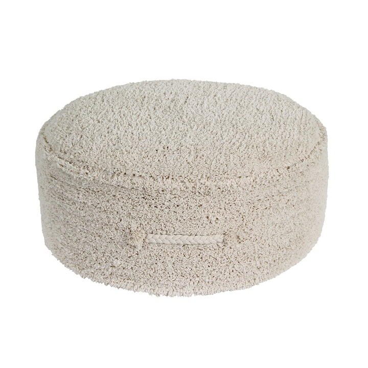 Chill Pouf, 50 x 50 cm, naturel de Lorena Canals