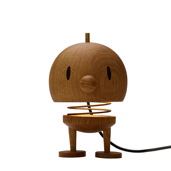Hoptimist - Woody Bumble Lampe de table, Large, Chêne