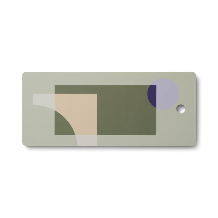 Tapas Planche de applicata dans la version verte / jaune / violette