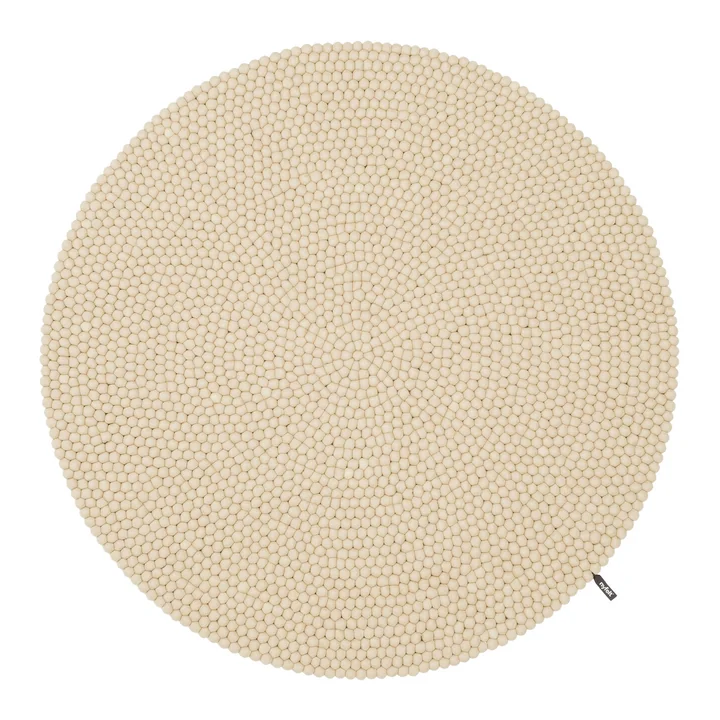 Mats tapis de boules de feutre de myfelt dans la couleur beige