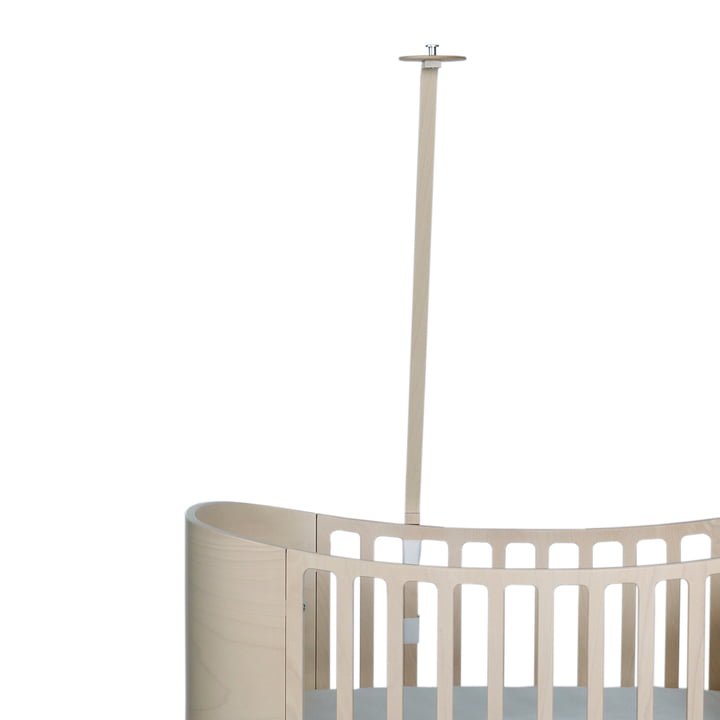 Leander - Support de ciel pour Classic Lit bébé, hêtre / whitewash