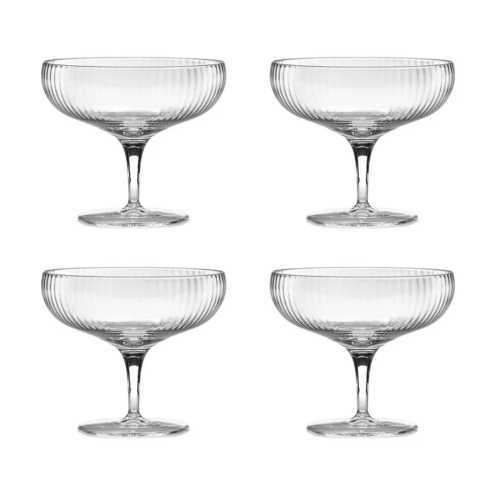 Inku Coupe à champagne de Serax en version transparente