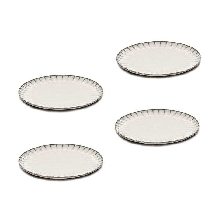 Inku Assiette de Serax en blanc