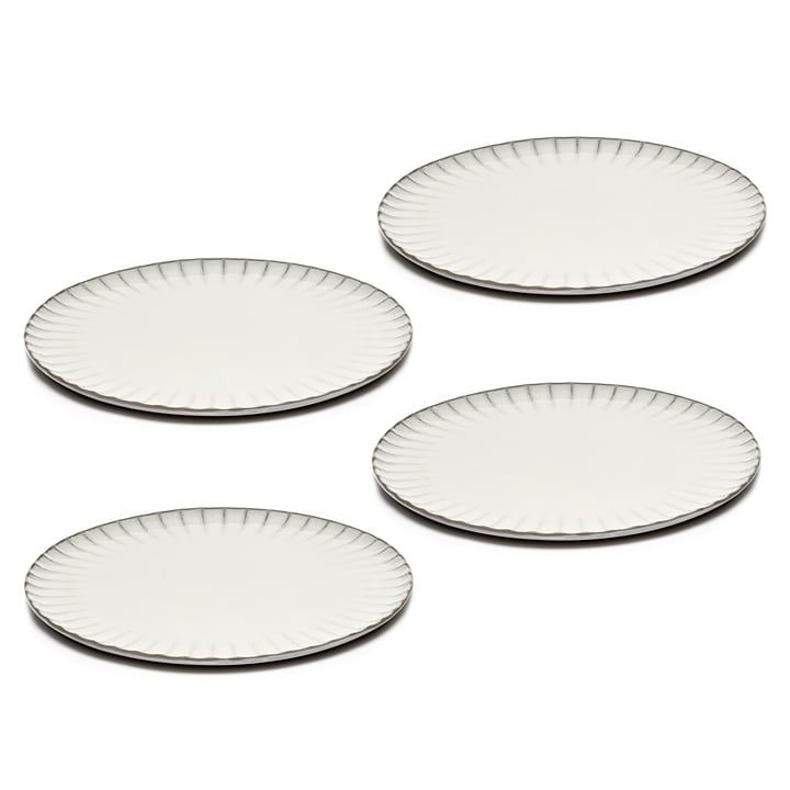 Inku Assiette de Serax en blanc