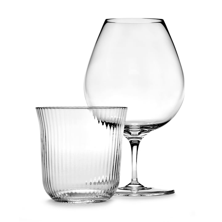 Inku Verre tumbler et verre à vin blanc