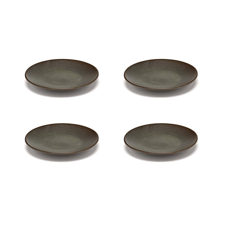 Inku Soucoupe pour tasse à espresso de Serax dans la couleur verte (set de 4)