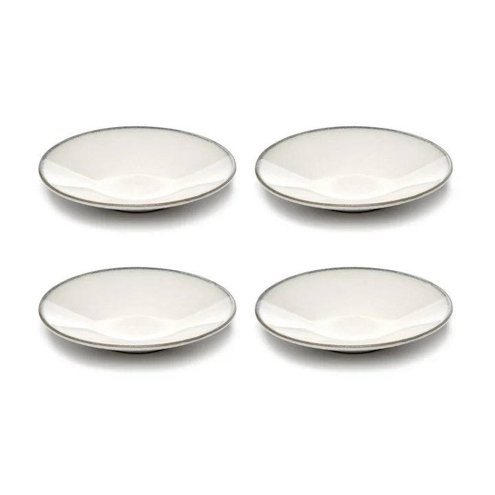 Inku Soucoupe de Serax de couleur blanche (set de 4)